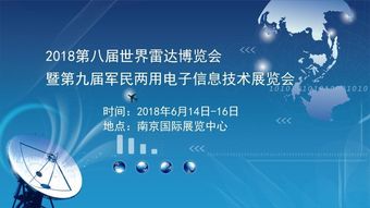 2018第八屆世界雷達博覽會暨第九屆軍民兩用電子信息技術展覽會 信息技術的前沿探索